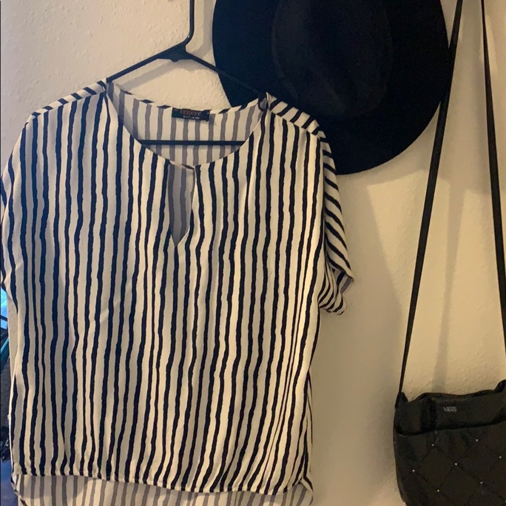 Striped cute summer top